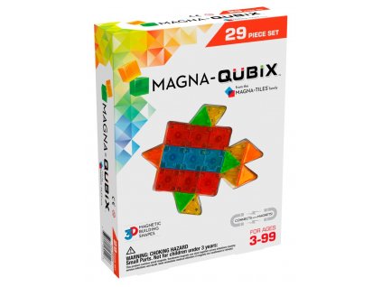 Magna Tiles Magnetická stavebnica Qubix 29 dielov 3