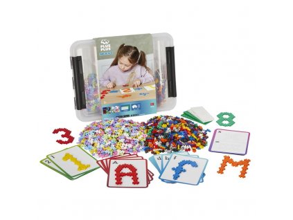 Plus-Plus Box ABC & 123 - Abeceda a číslice, 2000 ks