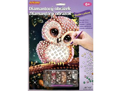 diamantový obrázok sova (1)