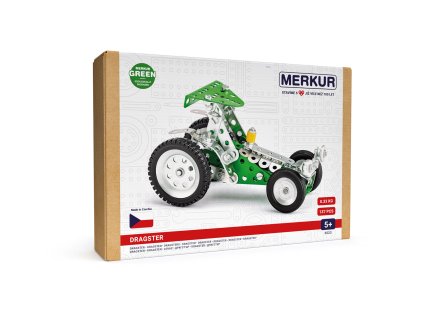 Merkur - stavebnice Merkur 052 - dragster, 137 dielov