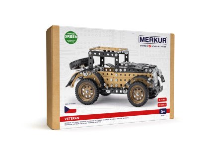 Merkur kovová stavebnica auto veterán