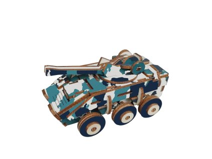 Woodcraft Drevené 3D puzzle Obrnené vozidlo