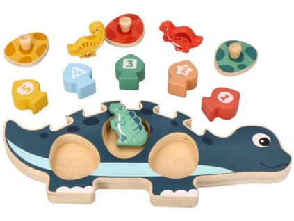 Adam Toys Puzzle dinosaurus mama a mláďatá