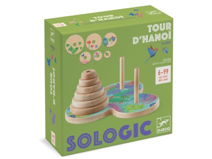Djeco SOLOGIC: Hlavolam Tour d'Hanoi