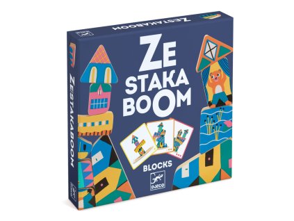 Djeco drevená balančná hračka Ze Stakaboom pre deti od 3 rokov