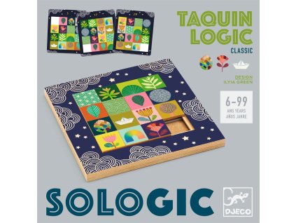 djeco sologic hlavolam pre jedného hráča presúvačka taquin logic