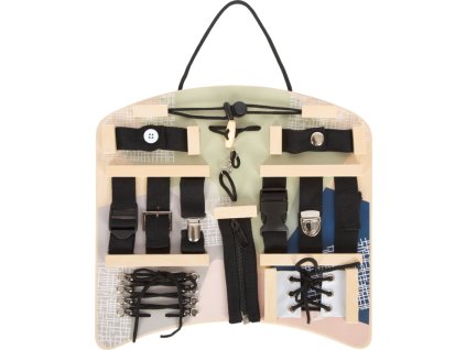 small foot Motorická doska so spojovacími a viazacími prvkami