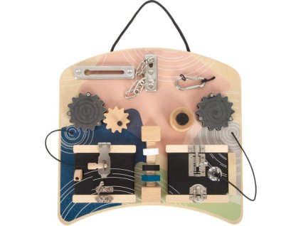 small foot Motorická doska so zámkami a otáčavými prvkami