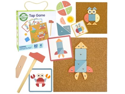 hra s kladivkom a predlohami tvary pastelove farby woopie (1)