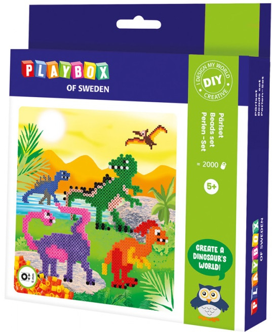 Playbox Zažehľovacie korálky dinosaury