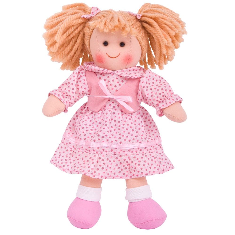 Bigjigs Toys Látková bábika Sophie 28 cm
