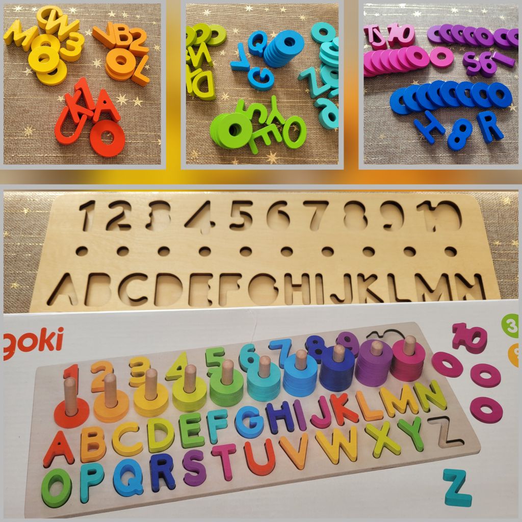 GoKi Puzzle abeceda a čísla
