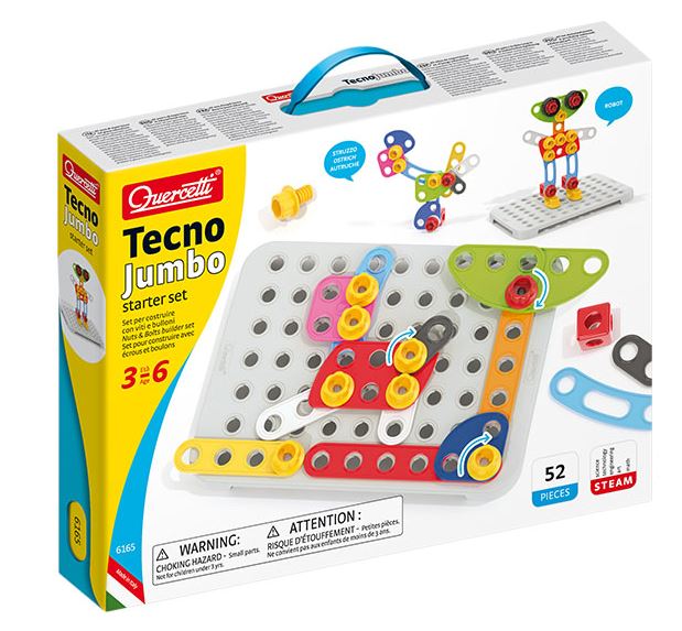 Quercetti 06165 Tecno Jumbo Starter Set