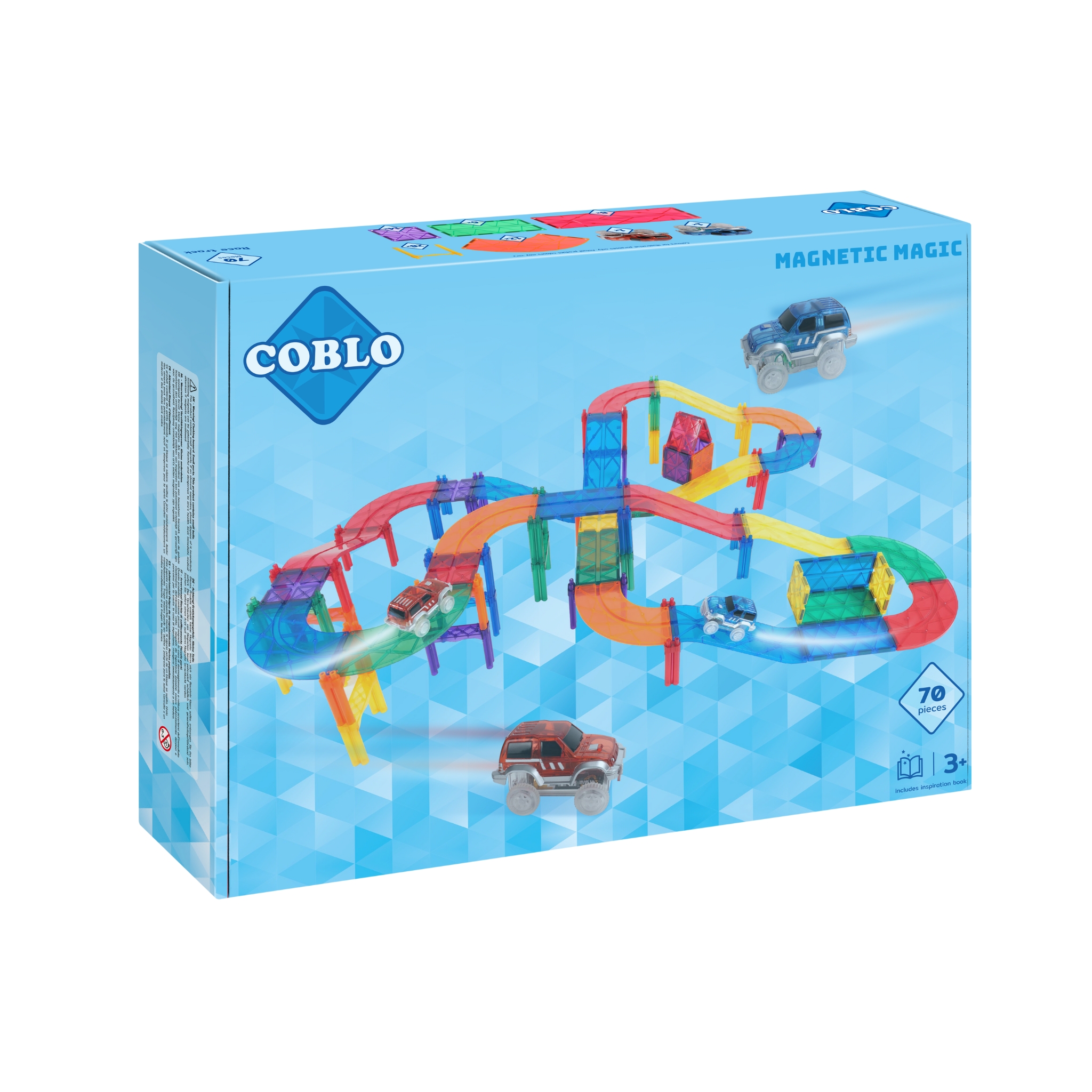 COBLO - CLASSIC pretekárska dráha - 70 dielov