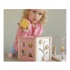 Little Dutch Kocka s aktivitami Pink Flowers 18m+