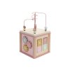 Little Dutch Kocka s aktivitami Pink Flowers 18m+