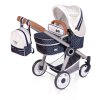 DeCuevas 80537 Skladací kočík pre bábiky 3 v 1 s batohom TOP Collection 2020 - 70 cm