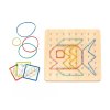 Woopie drevena doska s gumickami Geoboard 08