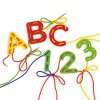 Quercetti 02808 Lacing  ABC + 123 alphabets and numbers