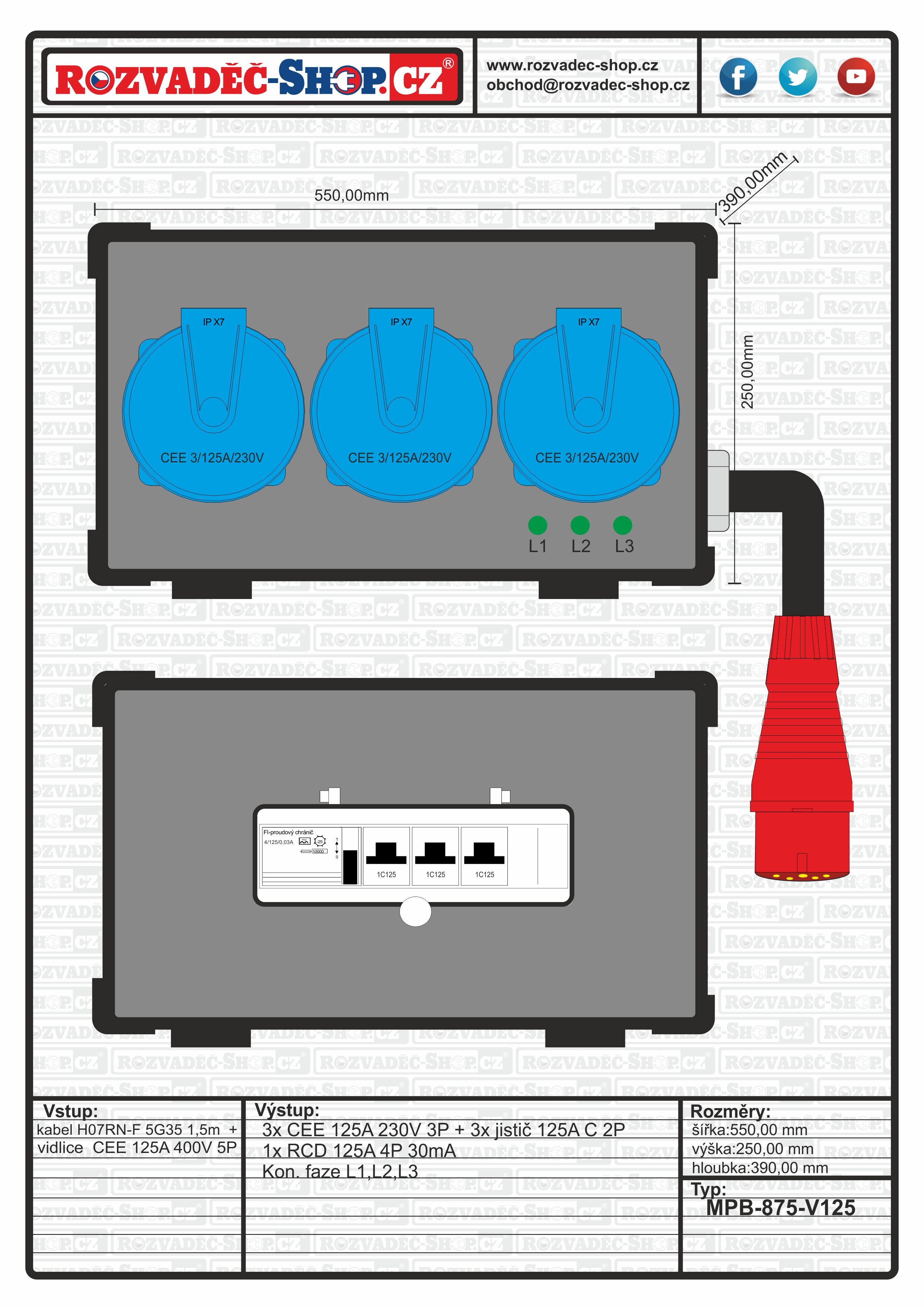 MPB-875-V125-F