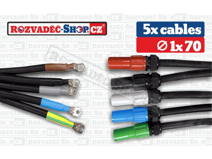 Powerlock source to lug cables fotky 1x70