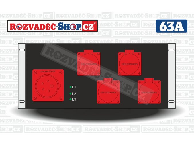 Rack rozvaděč 19-17-463P