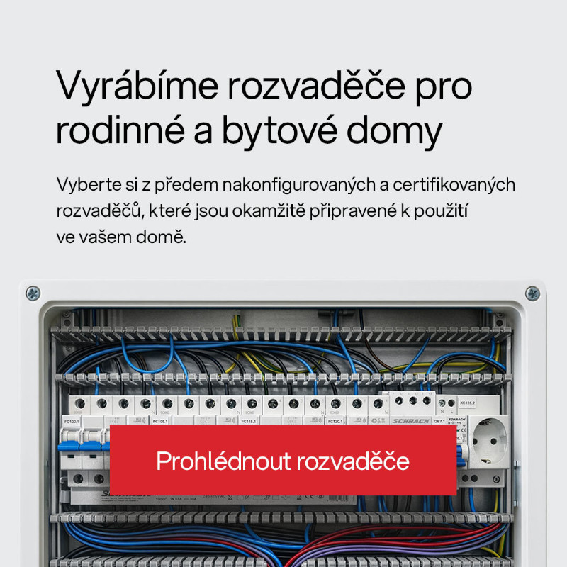 Výroba domovních rozvaděčů