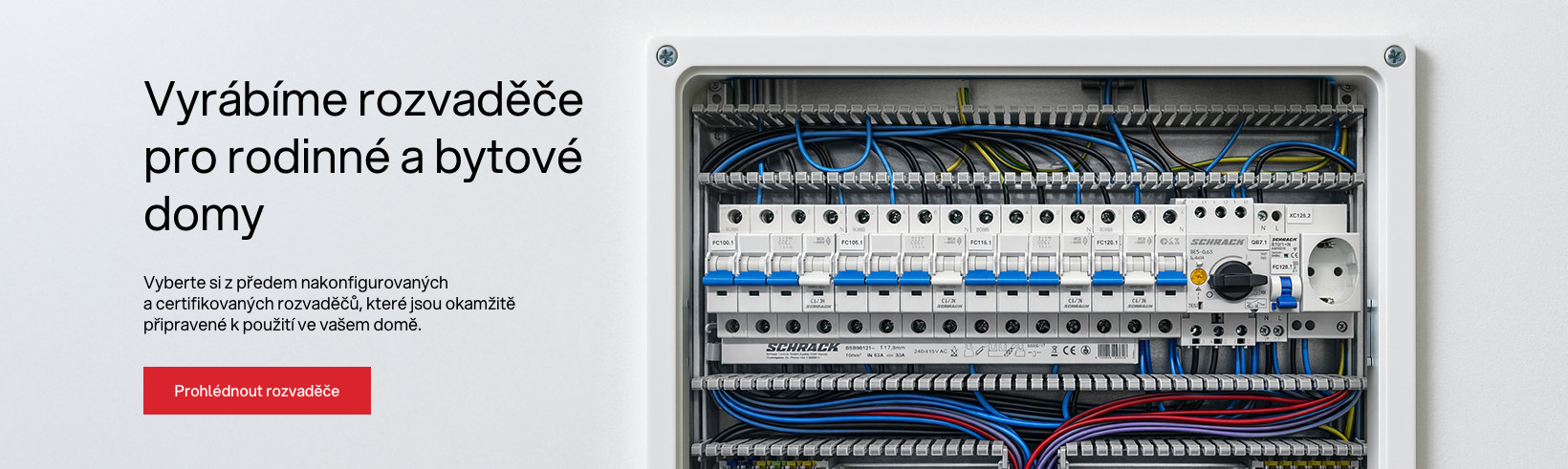 Výroba domovních rozvaděčů