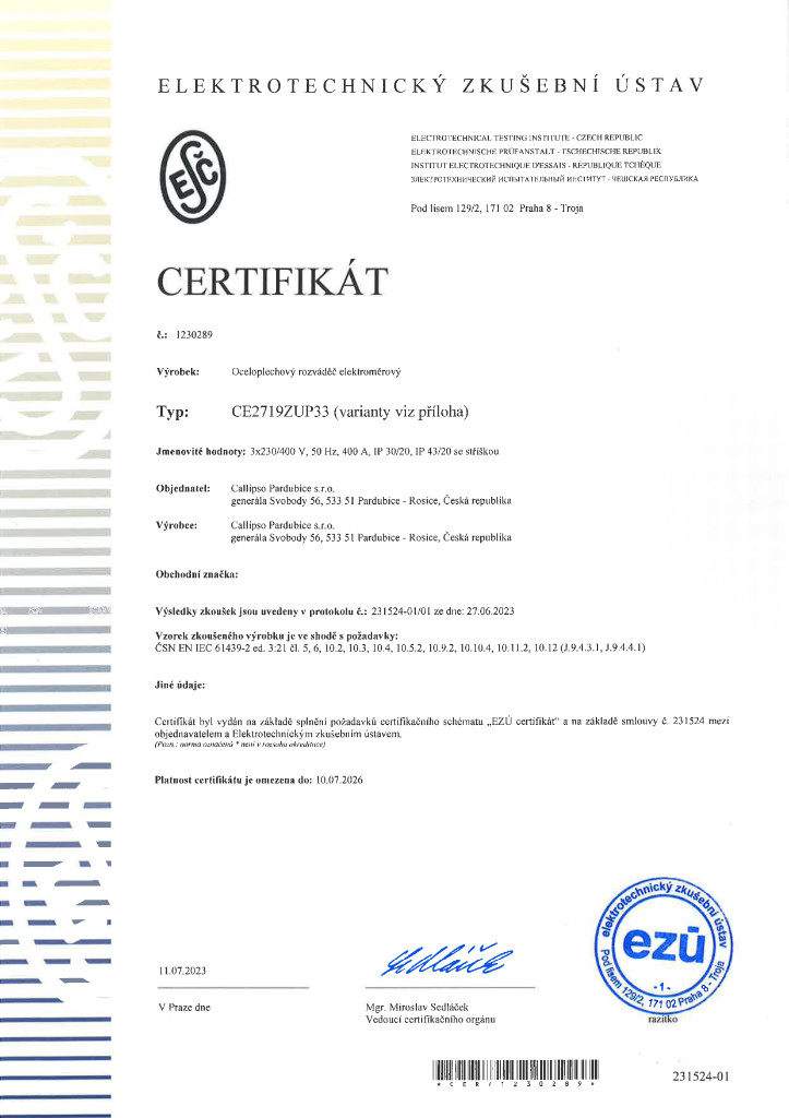 Certifikát CE do 10.7.2026