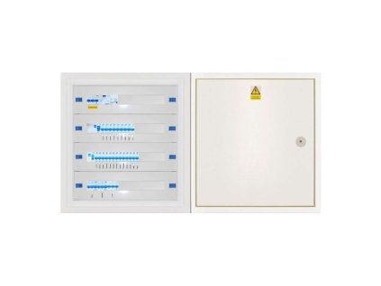 Domovní instalační rozvaděč DRE 66.E (Distribuční síť ČEZ, Provedení Oceloplechový lakovaný, Svodič přepětí bez svodiče přepětí)