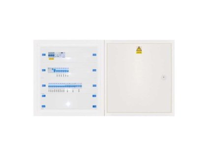 Domovní instalační rozvaděč DRE 33.C (Distribuční síť ČEZ, Provedení Oceloplechový lakovaný, Svodič přepětí bez svodiče přepětí)