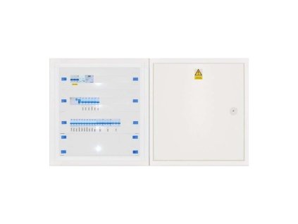 Domovní instalační rozvaděč DRE 33.E (Distribuční síť ČEZ, Provedení Oceloplechový lakovaný, Svodič přepětí bez svodiče přepětí)