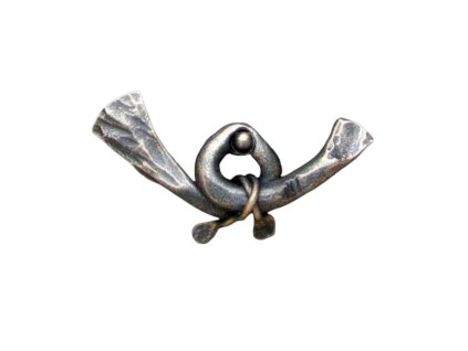 Kovaná trumpetka na schránku