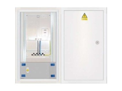 Elektroměrový rozvaděč ER 312/OVP7P (Distribuční síť ČEZ, Hlavní jistič B10/3p, 10 A, 10 kA)