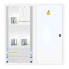 Elektroměrový rozvaděč 3x 3f elektroměr bez HDO (Distribuční síť ČEZ, Hlavní jistič B10/3p, 10 A, 10 kA, Protipožární úprava ano)