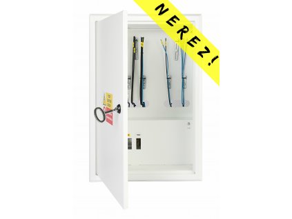 Domovní nerezový elektroměrový rozvaděč SRE  21 Z HDO