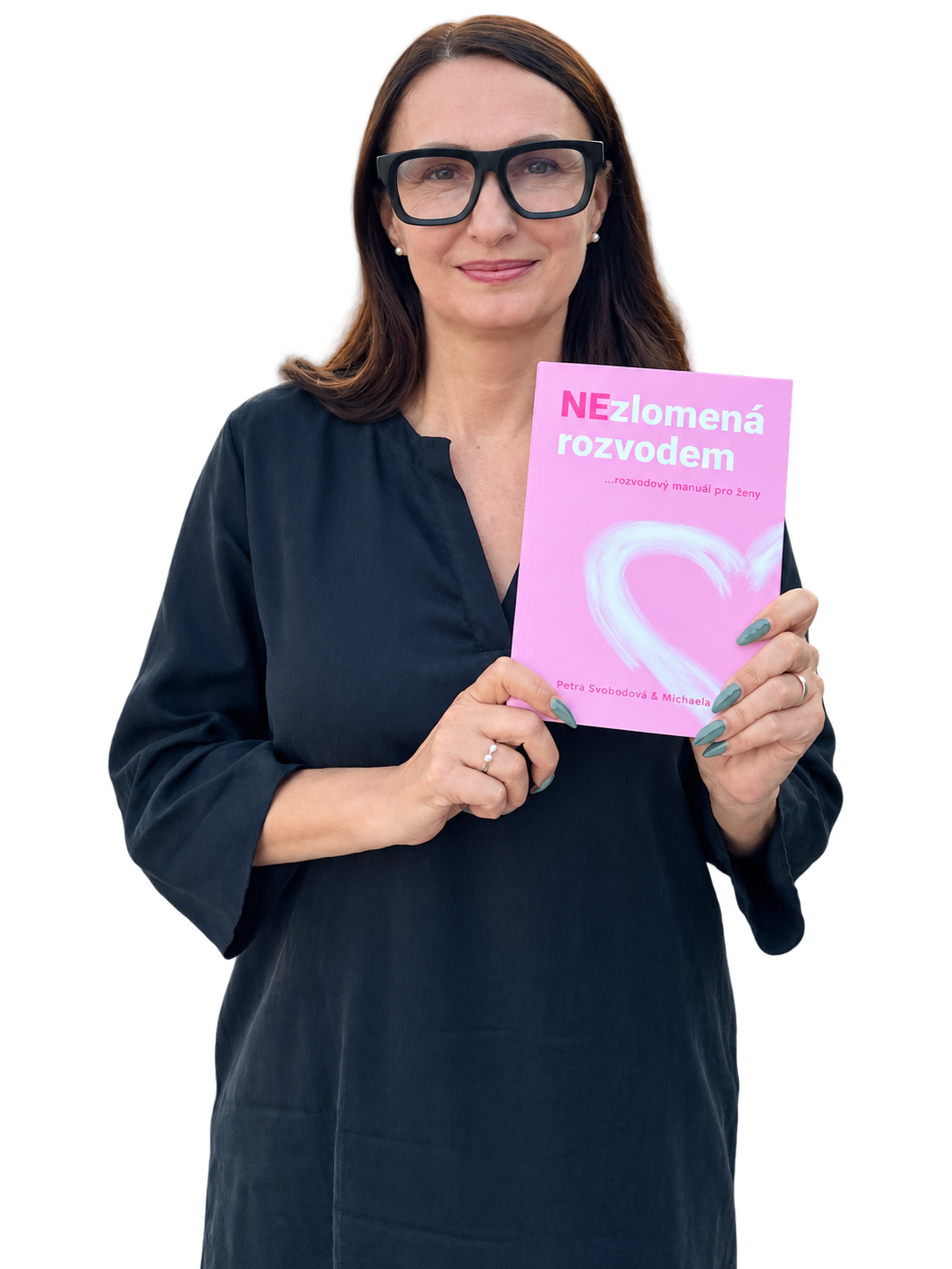 Petra Svobodová s knihou NEzlomená rozvodem