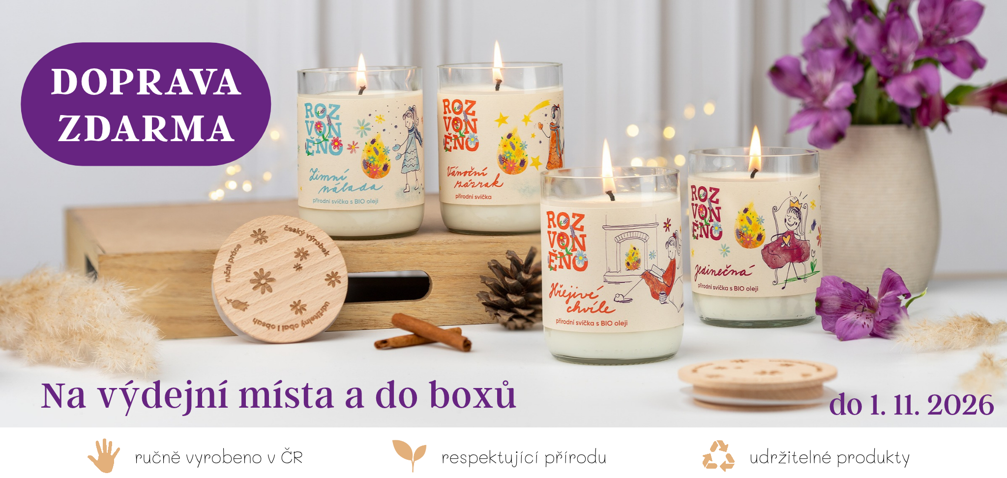 Doprava zdarma na výdejní místa a do boxů