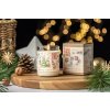 VOŇAVÝ ADVENT - přírodní svíčka s mandlí, muškátovým oříškem a vanilkou