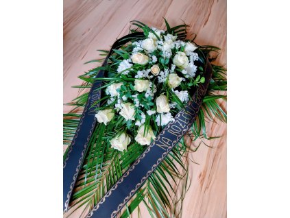 Smuteční vypichovaná kytice