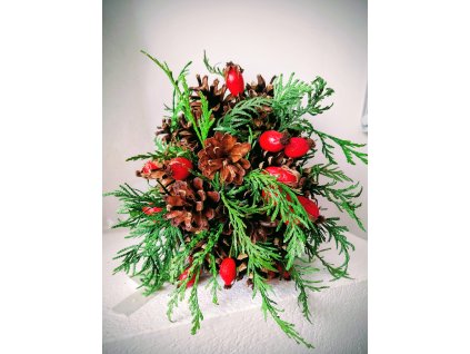 Adventní workshop 7.12. - vánoční dekorace ze šišek