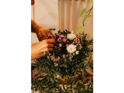 Individuální workshop - vypichovaný flower box