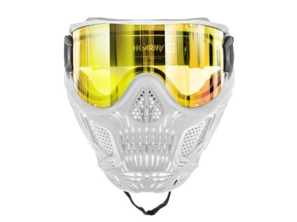 21437 Paintball Maske HK Army Skull Saint Paintball Goggle HK Army HSTL Skull Thermal Saint, white with thermal dual lens
