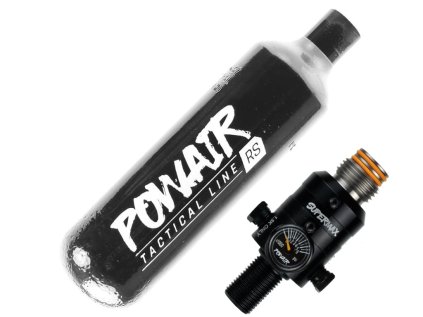 PowAir Tactical Line RS S3 0.23L / 15ci HP System 300 Bar with SuperMax Titan Pro Regulator