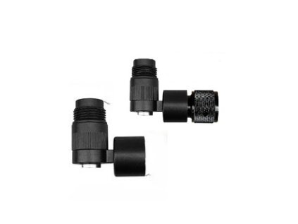 Pistelle Angled HPA & 88g CO2 Adapter – úhlový adaptér pro vzduchové lahve i 88g bombičky