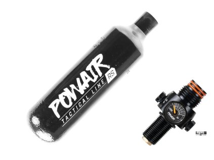 PowAir Tactical Line RS 0,23L / 15ci HP systém 300 Bar s regulátorem MicroMax 2.0