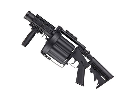 Šestiranný granátomet AGX-GLM - Černý