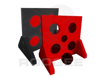 ROOGEE Sada pěnových terčů pro lukostřelbu RED-BLK