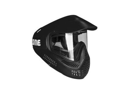 FIELD #ONE paintballová maska thermal V2, Rubber Foam -Black + upgrade Ear Connector 2ks