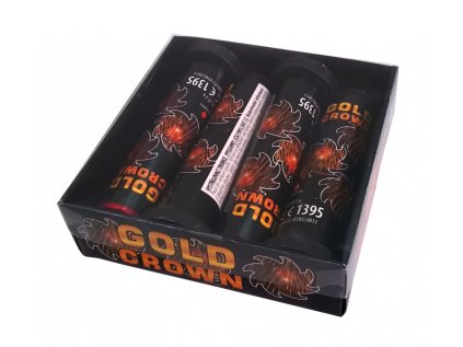KLÁSEK pyrotechnics kulové pumy Gold Crown 30mm 4ks